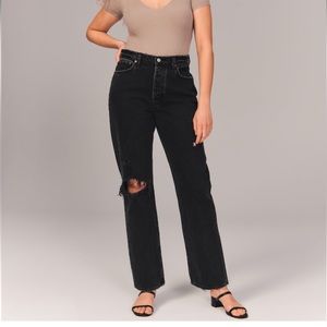 Abercrombie & Fitch High Rise Dad Jeans